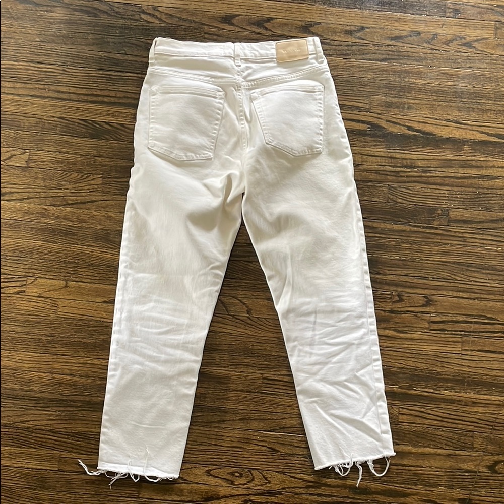 Everlane “the cheeky jean” cropped white denim - Picture 5 of 5